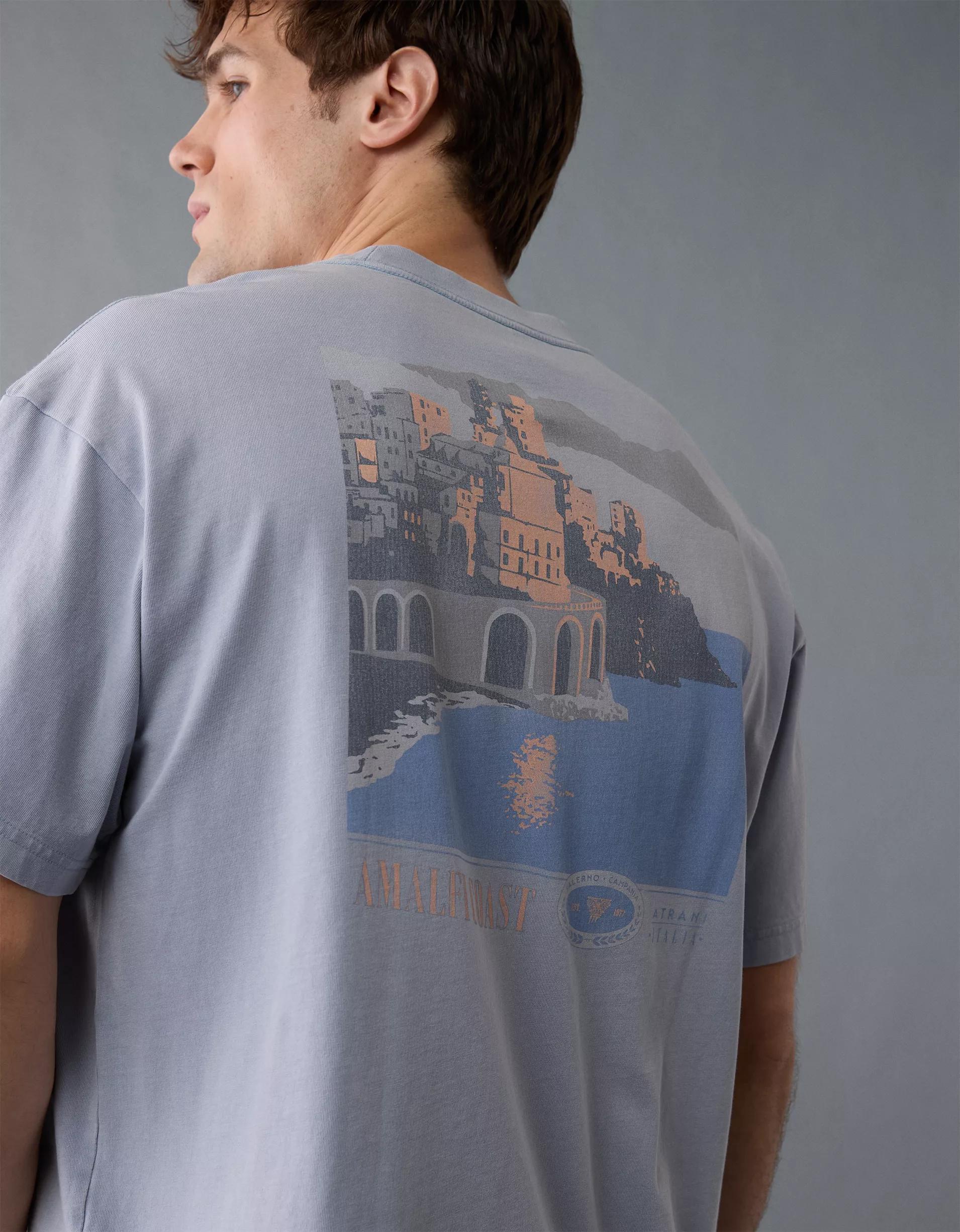 AE Boxy Destination Graphic T-Shirt Product Image