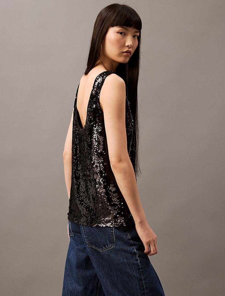 Sequin Tank Top Product Image