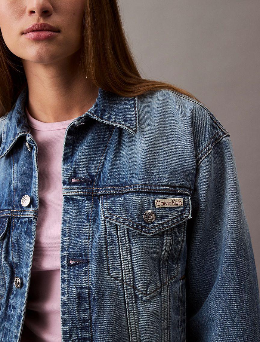 90s Denim Trucker Jacket Product Image