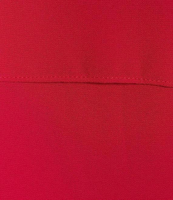 Marina 3/4 Sleeve Chiffon Overlay Shift Dress Product Image