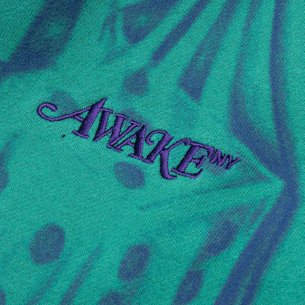 Dice Print Sweat Short - Teal/Purple Male Product Image