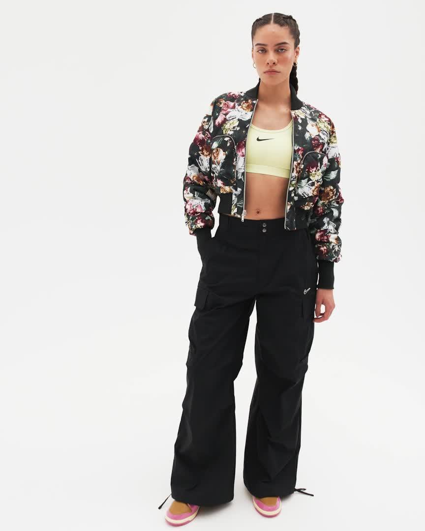 Nike Sportswear Women's High-Waisted Loose Woven Cargo Pants Product Image