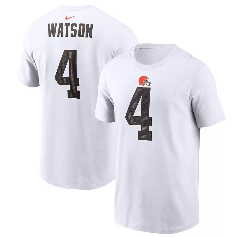 Men's Nike Deshaun Watson White Cleveland Browns Player Name & Number T-Shirt,  Product Image