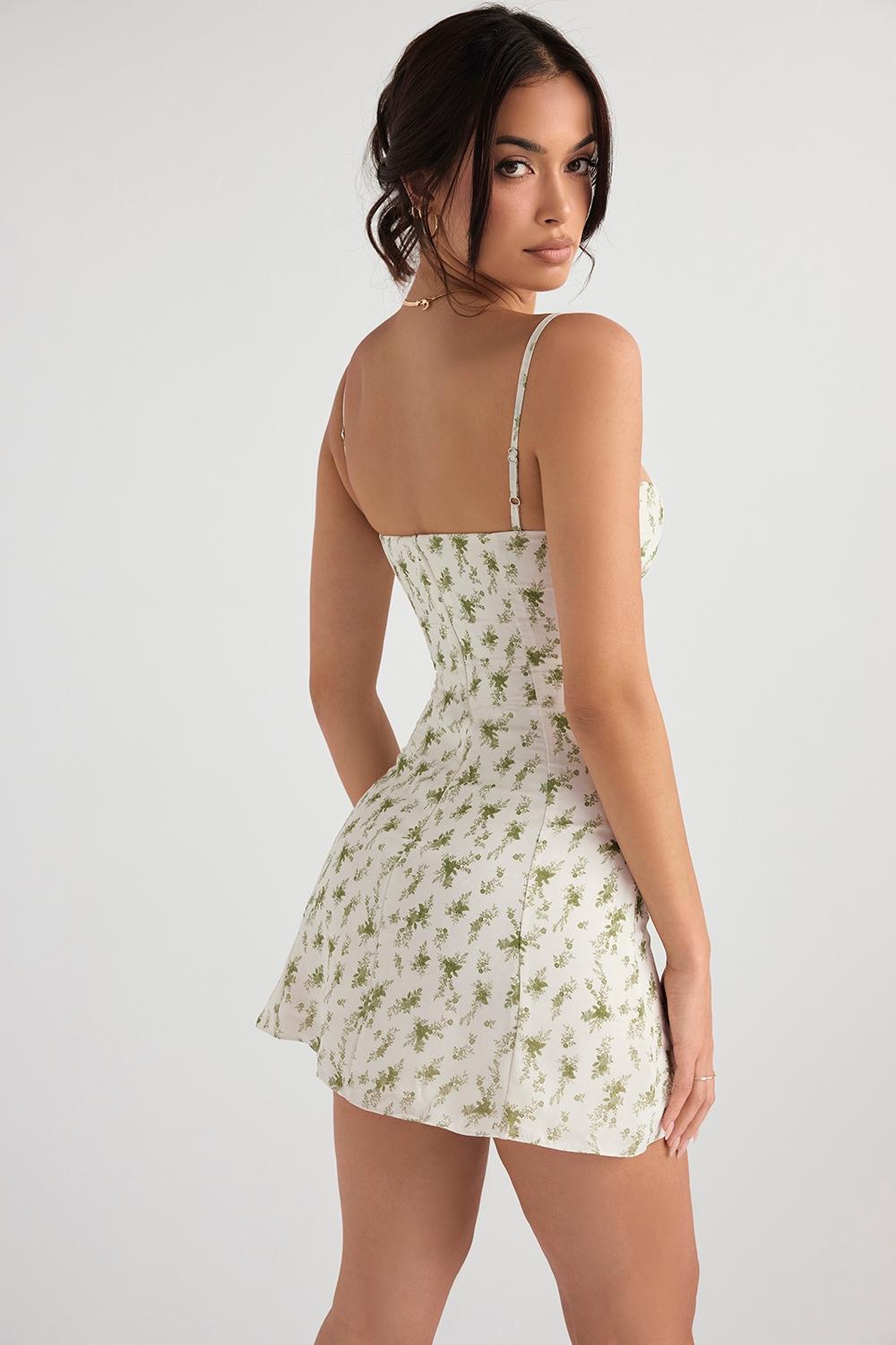 Christiana Garden Print Mini Dress Product Image