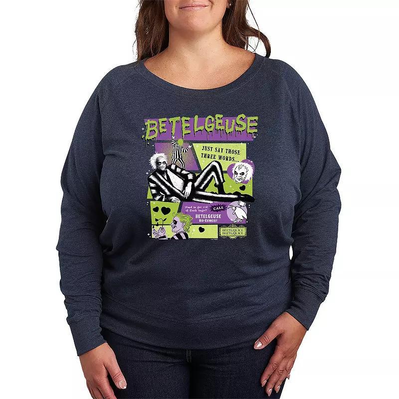 Plus Size Shamrock Plaid Lightweight French Terry Sweatshirt, Women's, Size: 4XL, Heather Grey Product Image