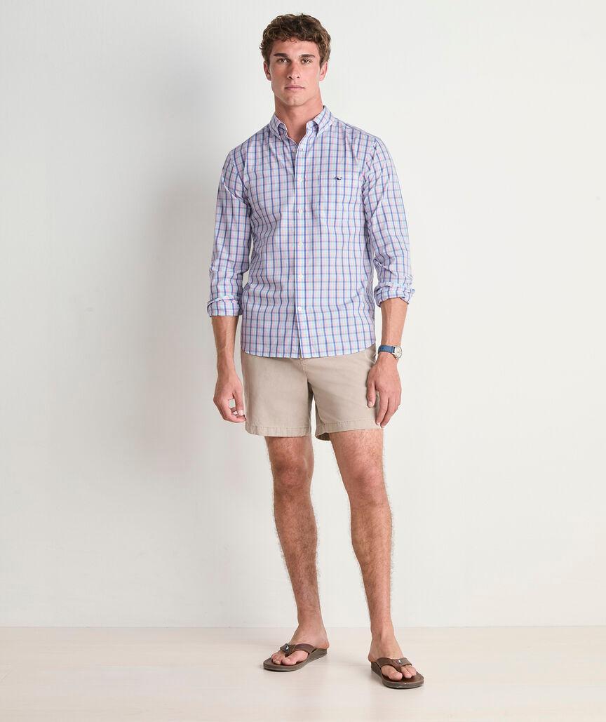 Sandie Plaid Perfect Wash Poplin Shirt Product Image