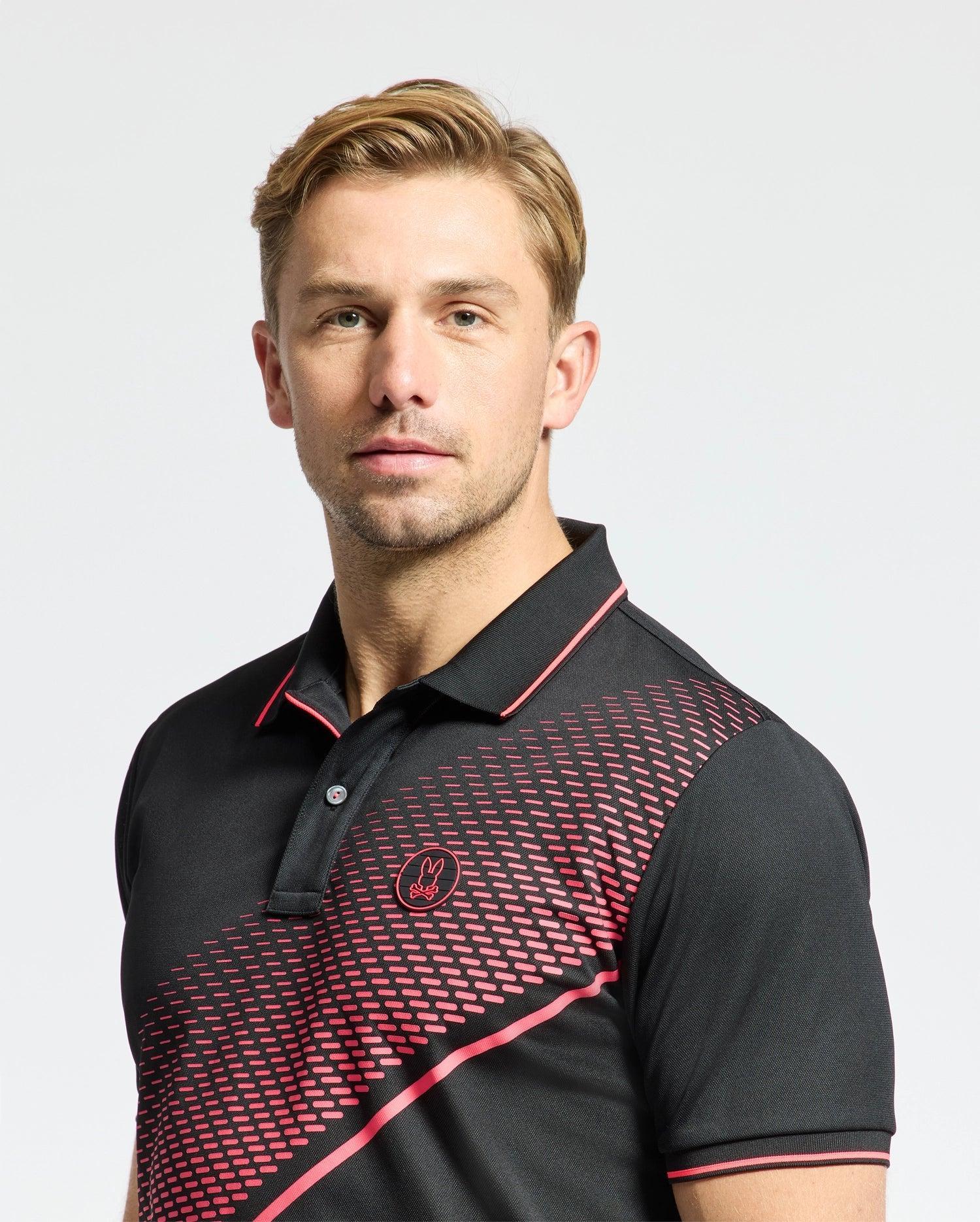 Mens Mack Sport Pique Polo 001 BLACK / S Product Image