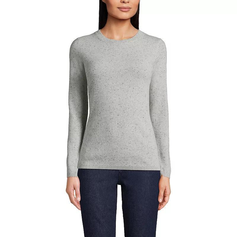 Women's Lands' End Crewneck Cashmere Sweater,  Product Image