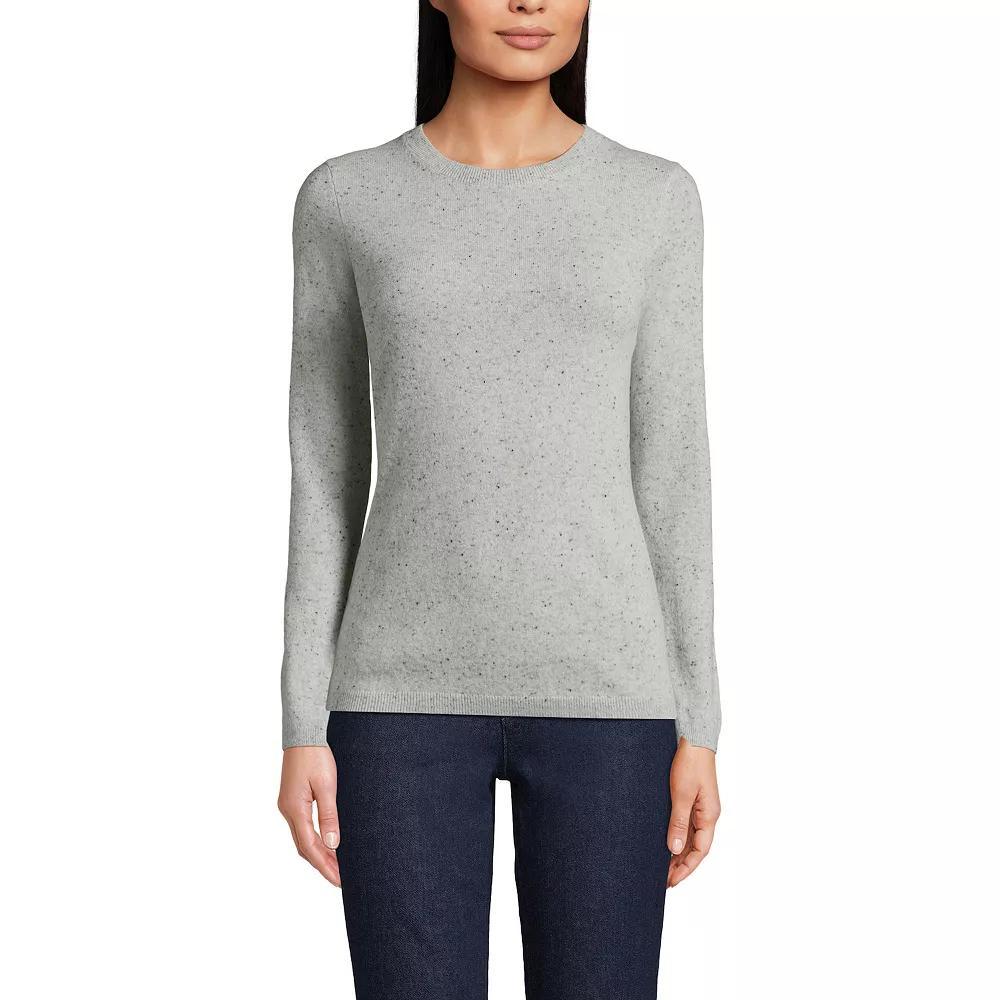 Women's Lands' End Crewneck Cashmere Sweater,  Product Image