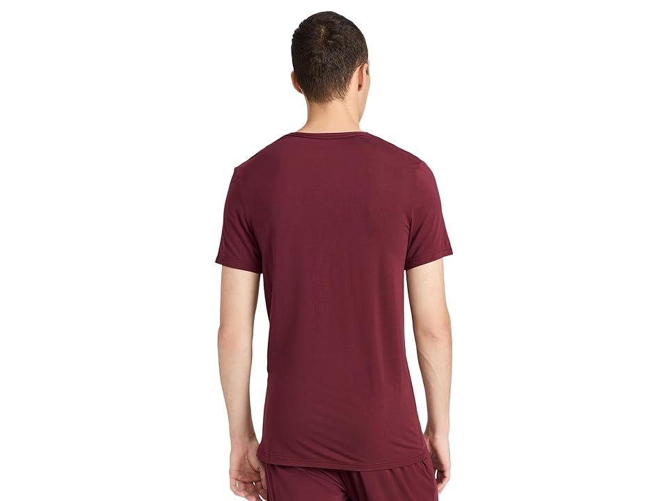 Calvin Klein Mens Ultra-Soft Modern Sleep Tee - Red - S Product Image