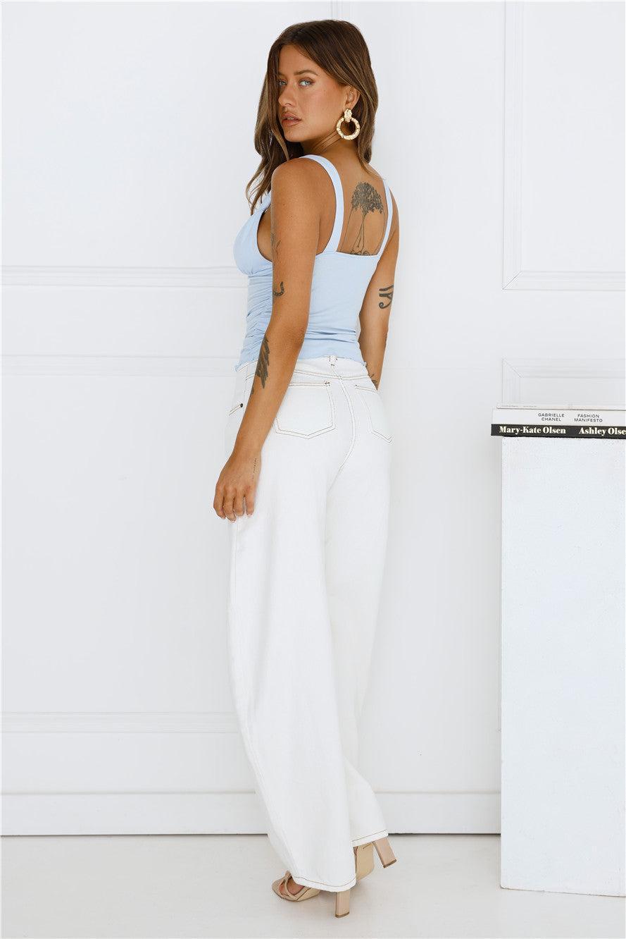 Sea Salt Air Top Blue Product Image