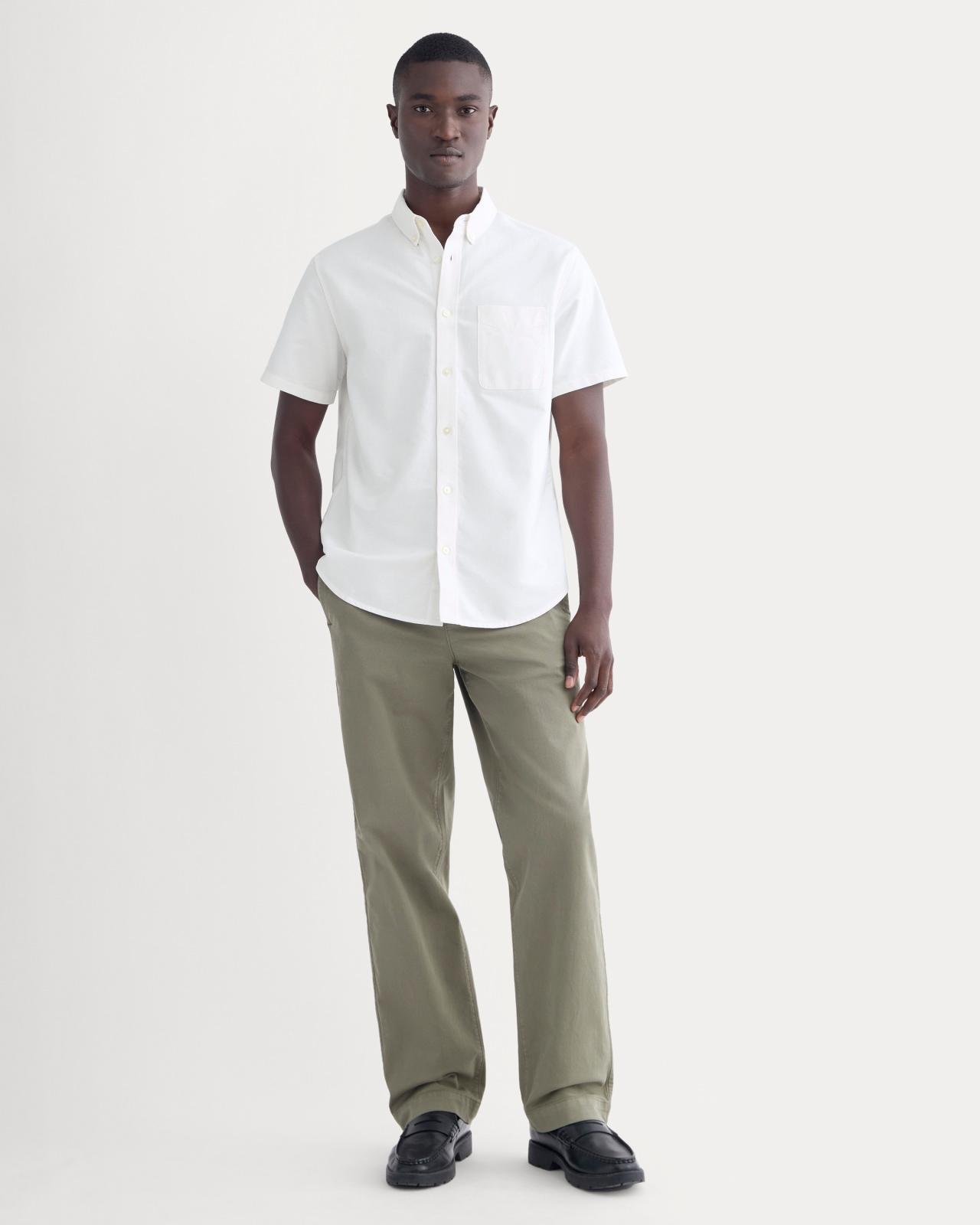 Mens Organic Short Sleeve Oxford Shirt by Everlane Product Image