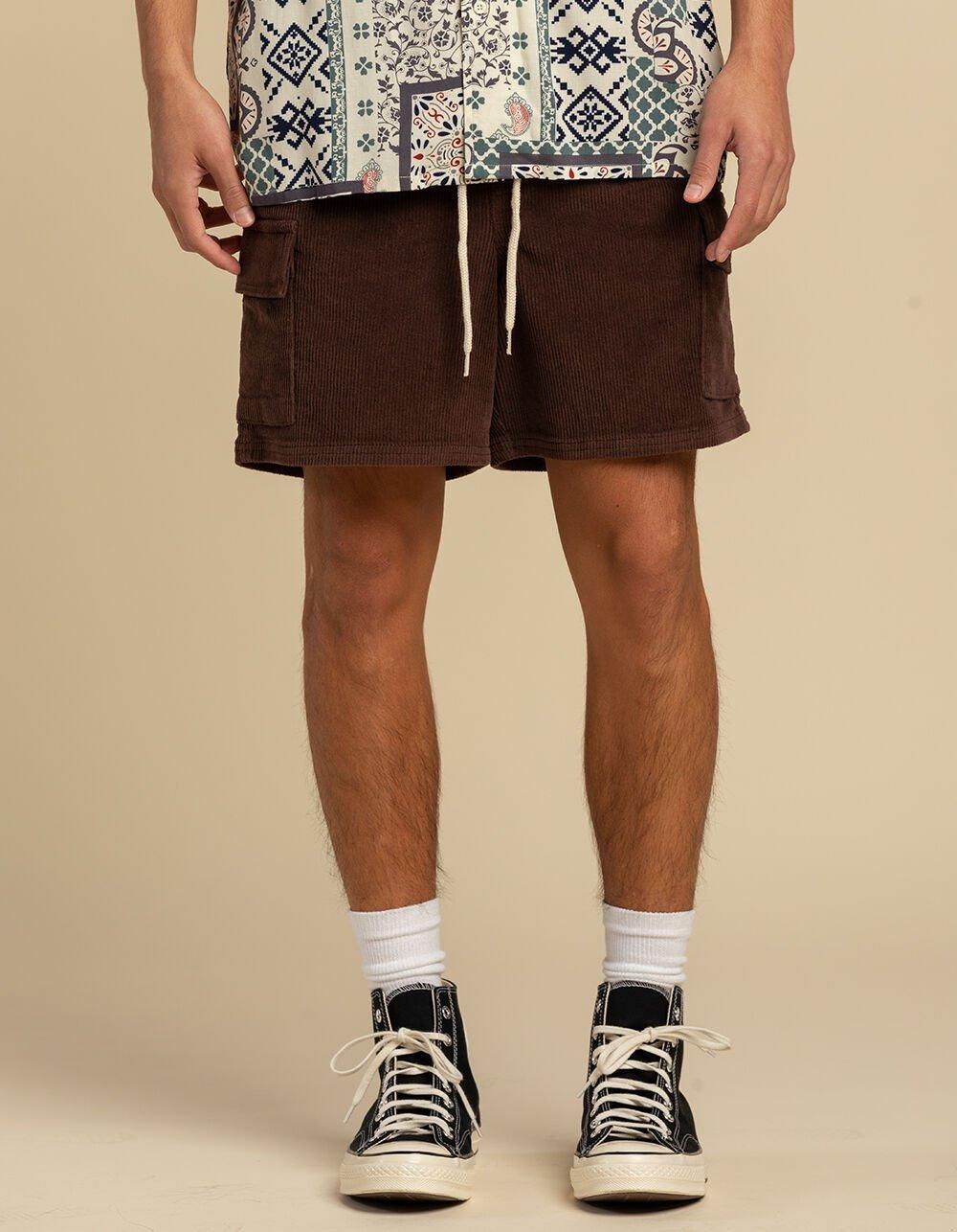 RSQ Mens Corduroy Cargo Pull On Shorts Product Image