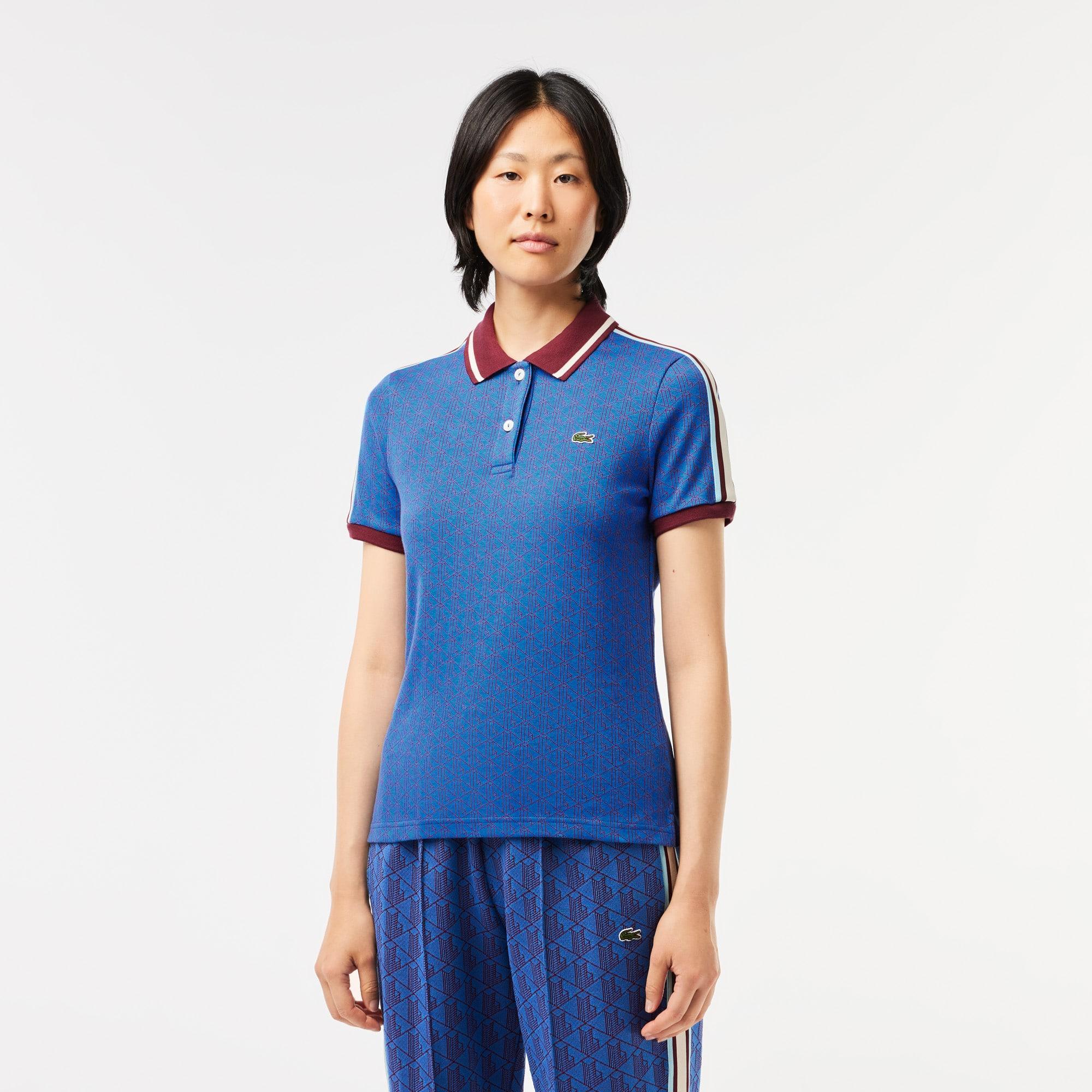 Women's Slim Fit Monogram Polo Product Image