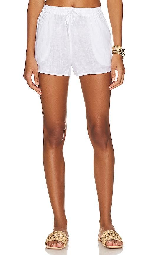 Womens Rio Drawstring Linen Shorts Product Image