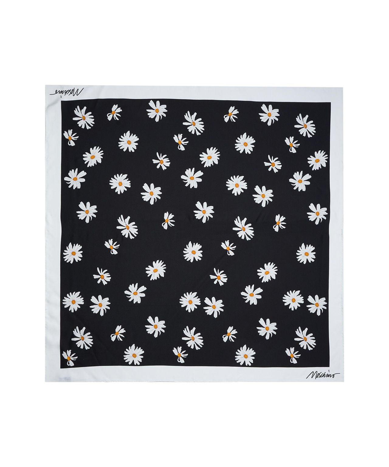 Silk scarf with floral pattern Product Image