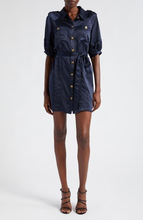 Womens Murphy Satin Shirtdress Product Image