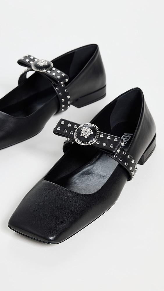 Versace Ballerina Borchie Flats | Shopbop Product Image