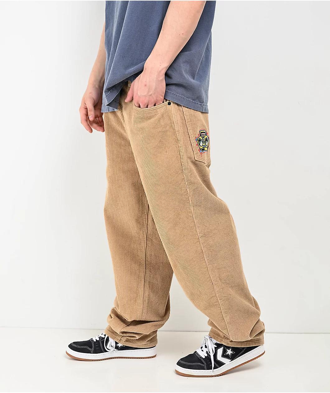 Empyre Boom Box Khaki Corduroy Skate Pants Product Image