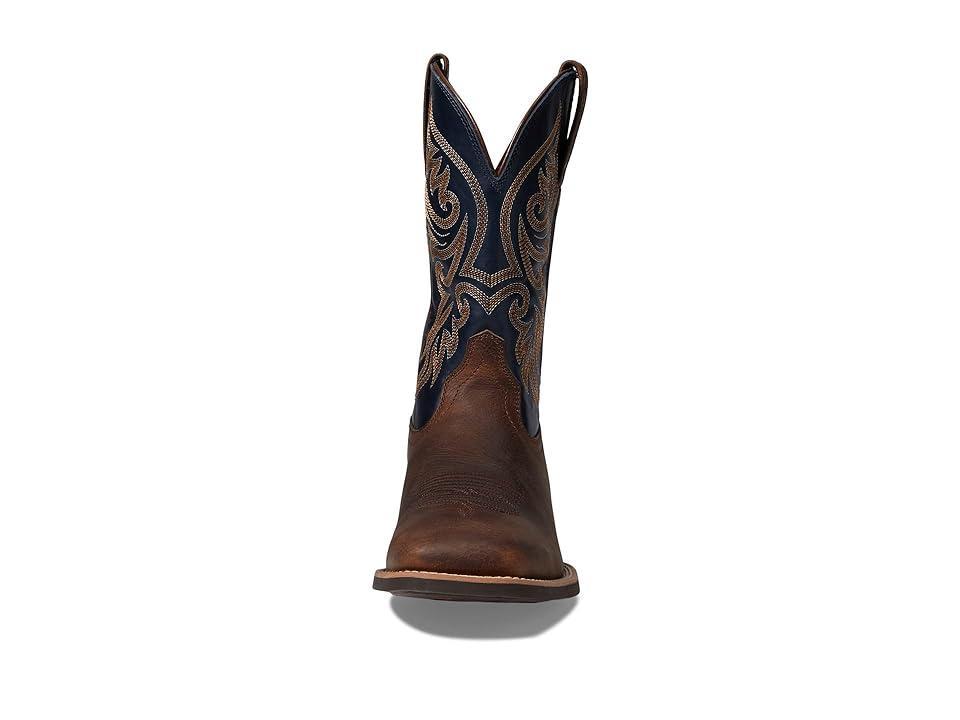 Ariat Slingshot Western Boots (Rowdy Rust/Dark Denim) Men's Shoes Product Image