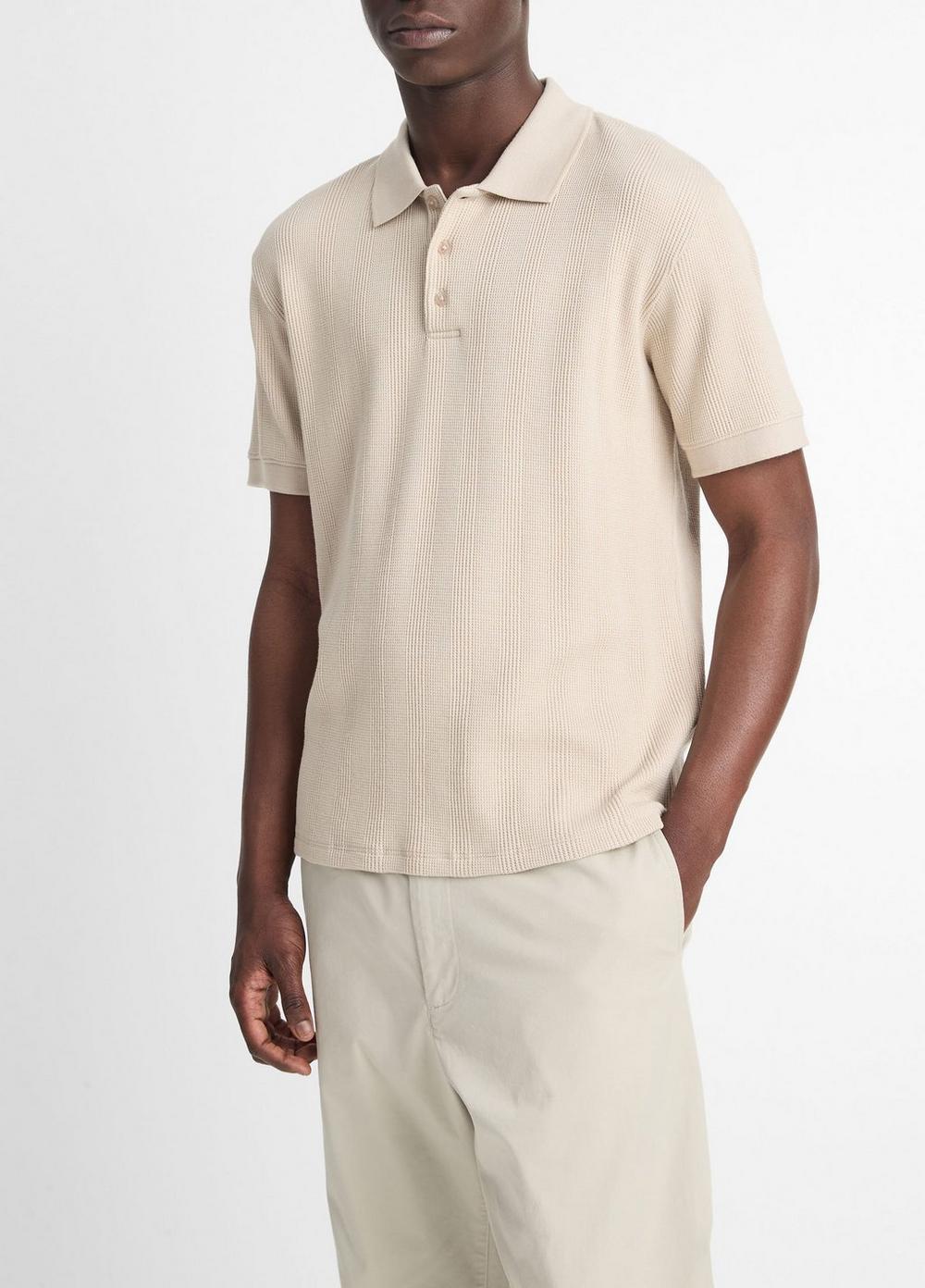 Variegated Pima Cotton Polo Shirt Product Image