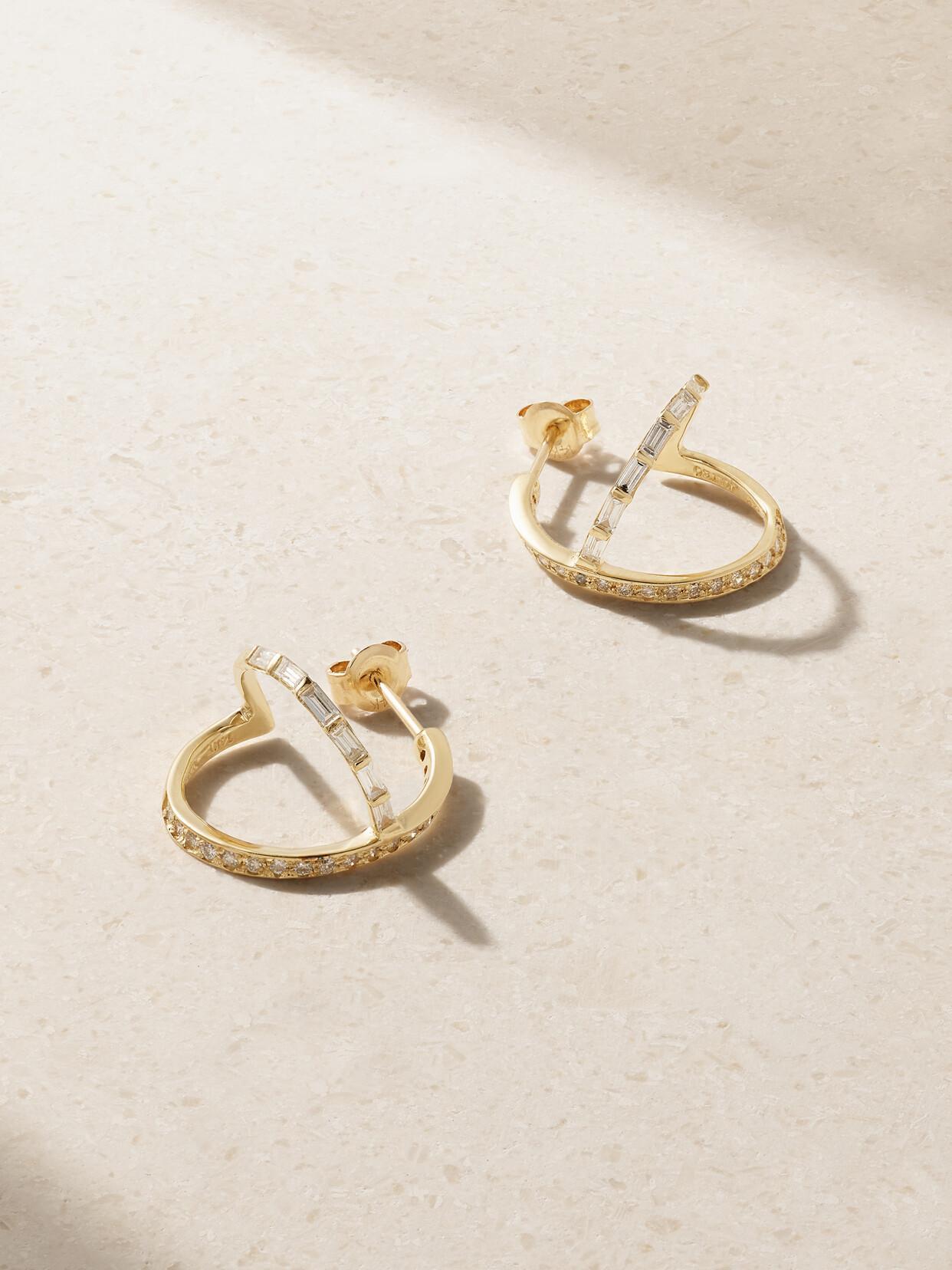 MATEO 14-karat Gold Diamond Earrings Product Image