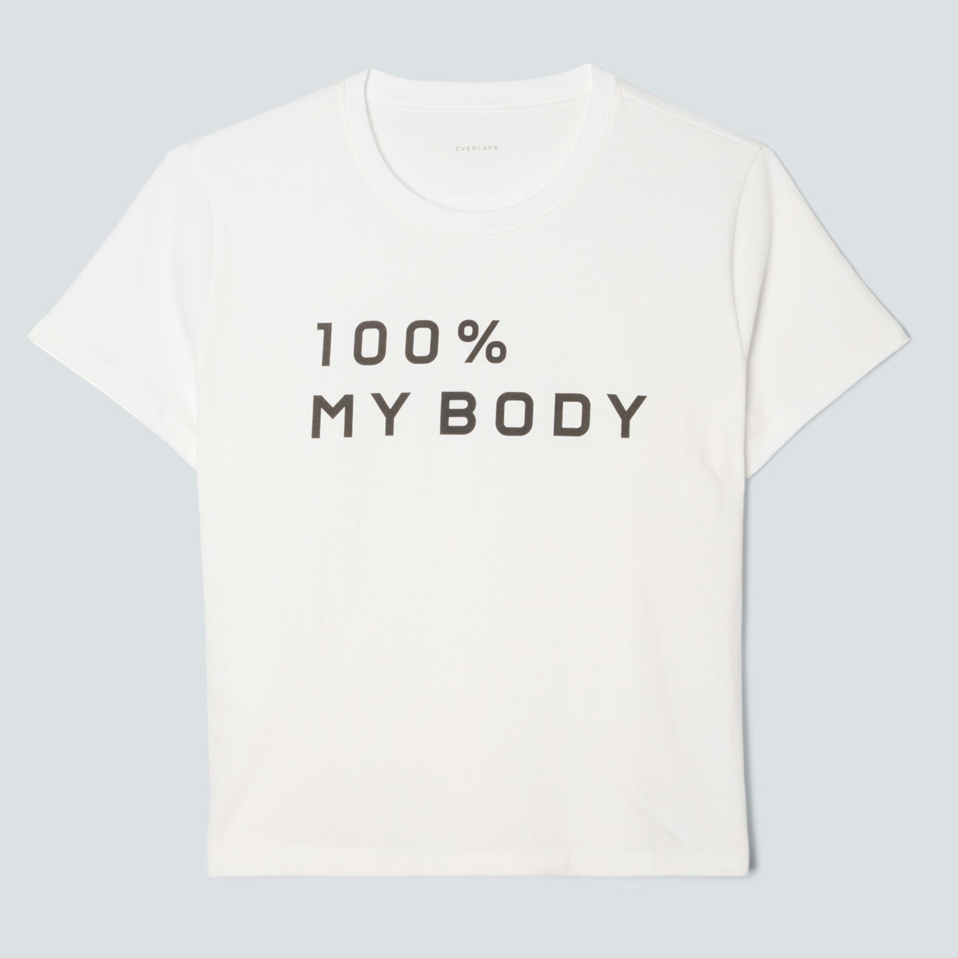 The 100% My Body Box-Cut Tee Product Image