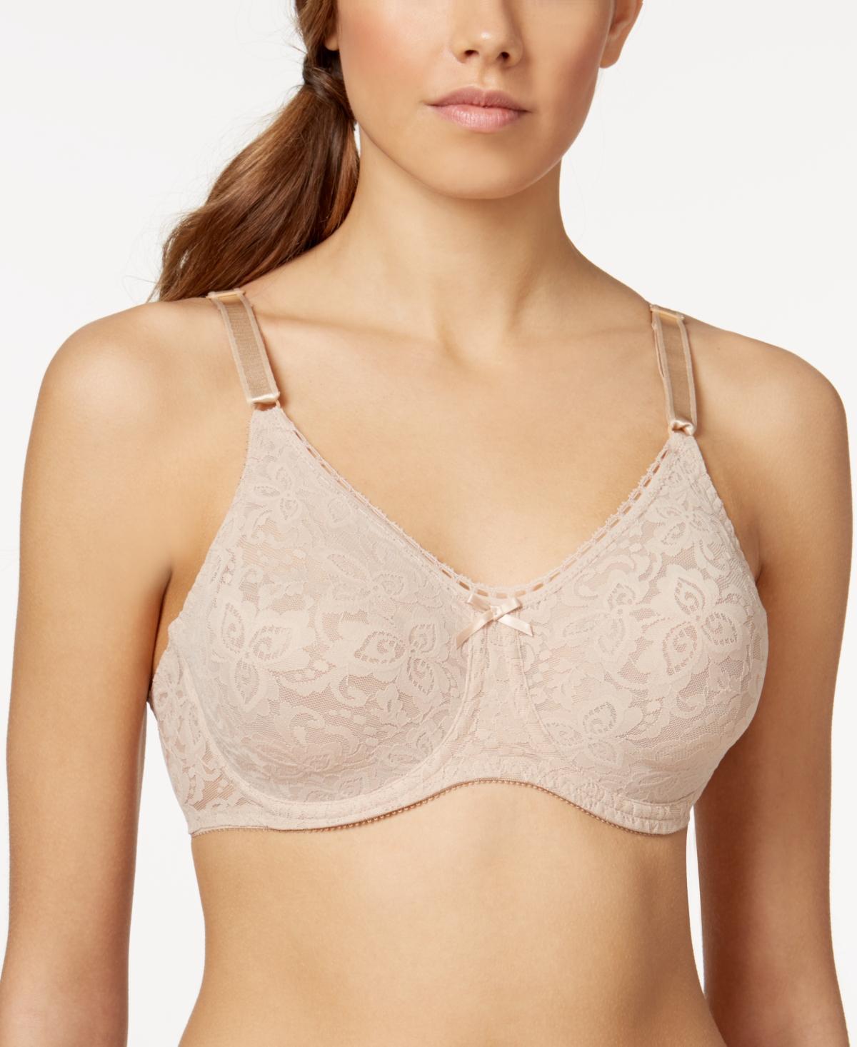 Bali Lace n Smooth Underwire Bra DF3432, Womens Pink Product Image