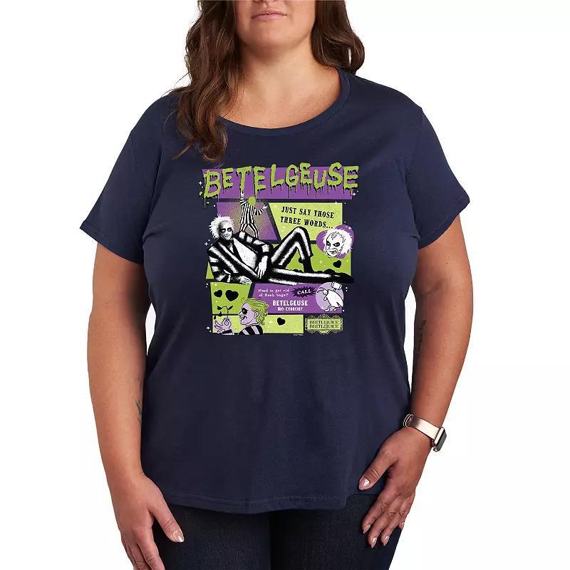 Plus Size Beetlejuice 2 Betelgeuse Graphic Tee, Womens Product Image