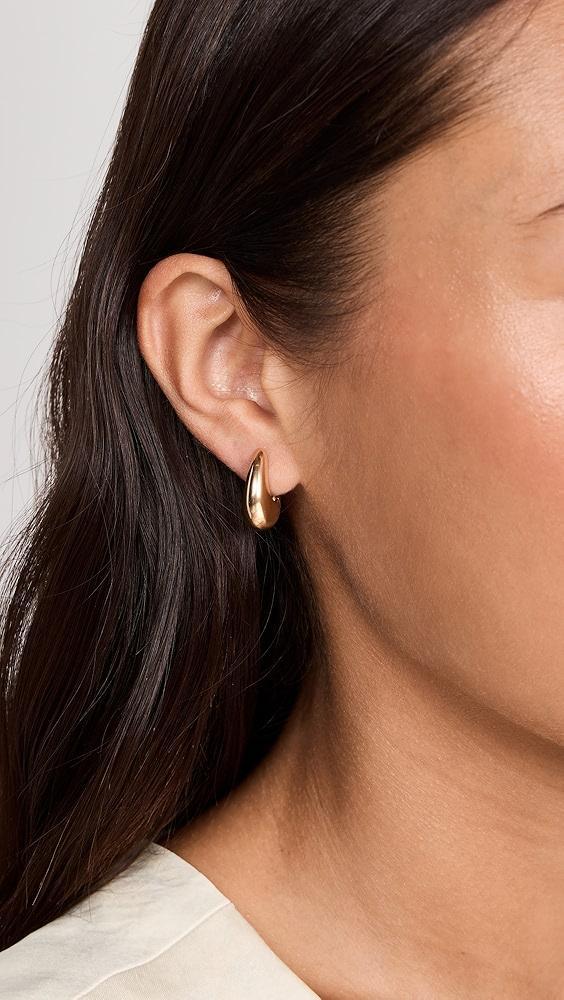 Annika Inez Small Sloping Hinge Hoops | Shopbop Product Image