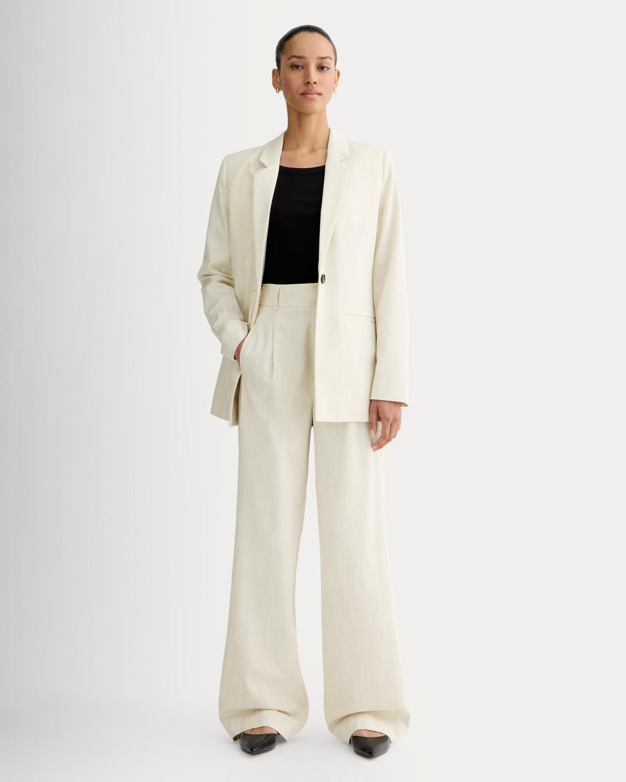 Womens Draper Pleated Pant in Buttersmooth by Everlane Product Image