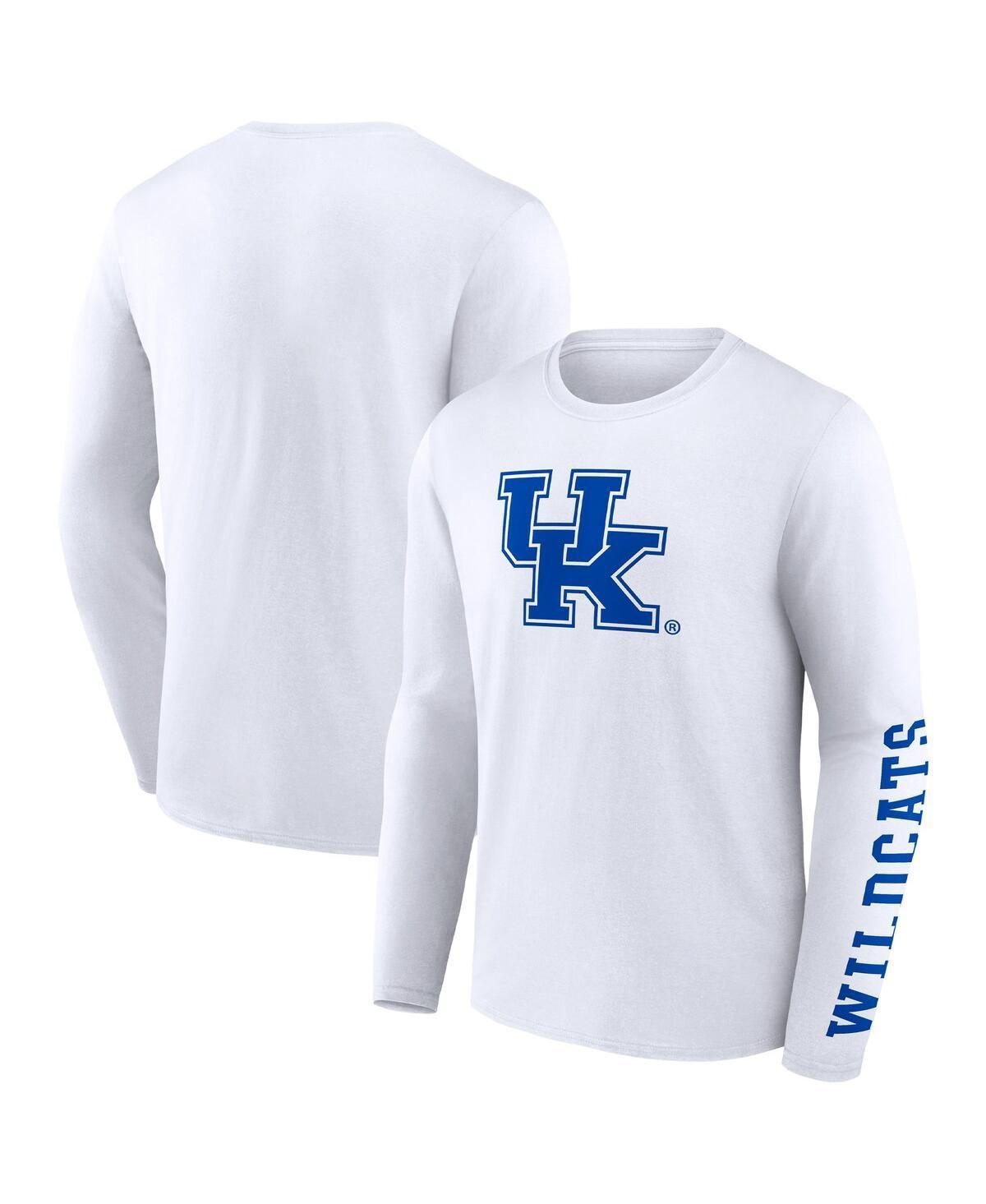 Mens Fanatics Branded Kentucky Wildcats Double Time 2-Hit Long Sleeve T-Shirt Product Image