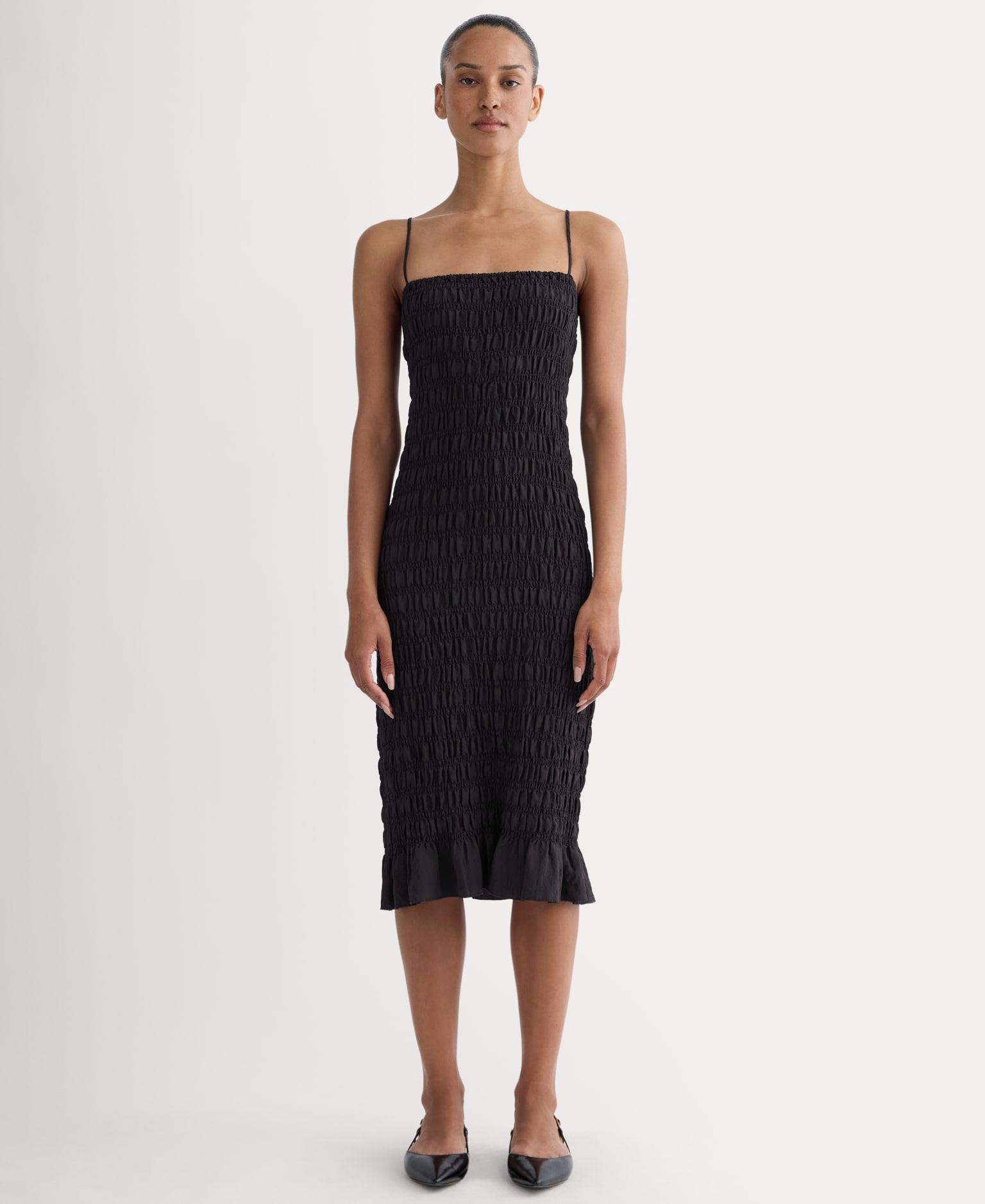 Womens Smocked Column Dress by Everlane Product Image