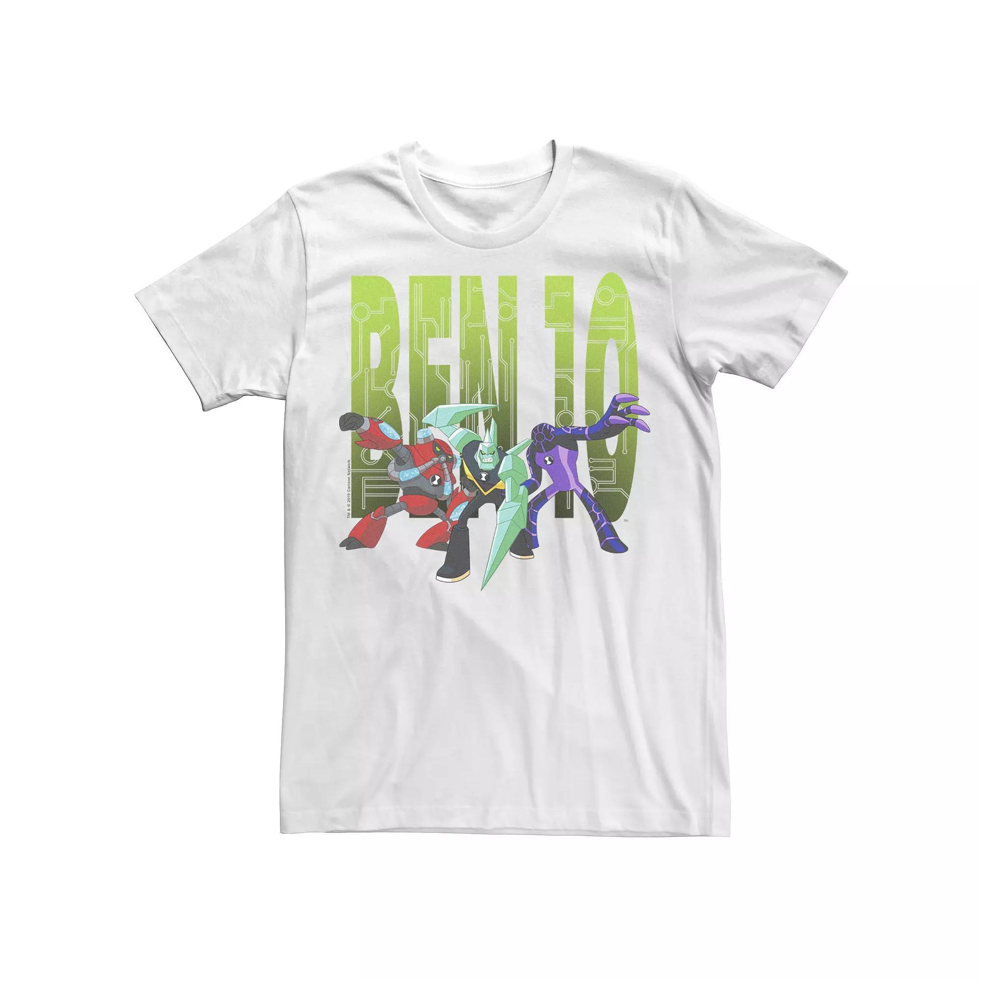 Men's Ben 10 Trio Tech Logo Graphic Tee,  Product Image