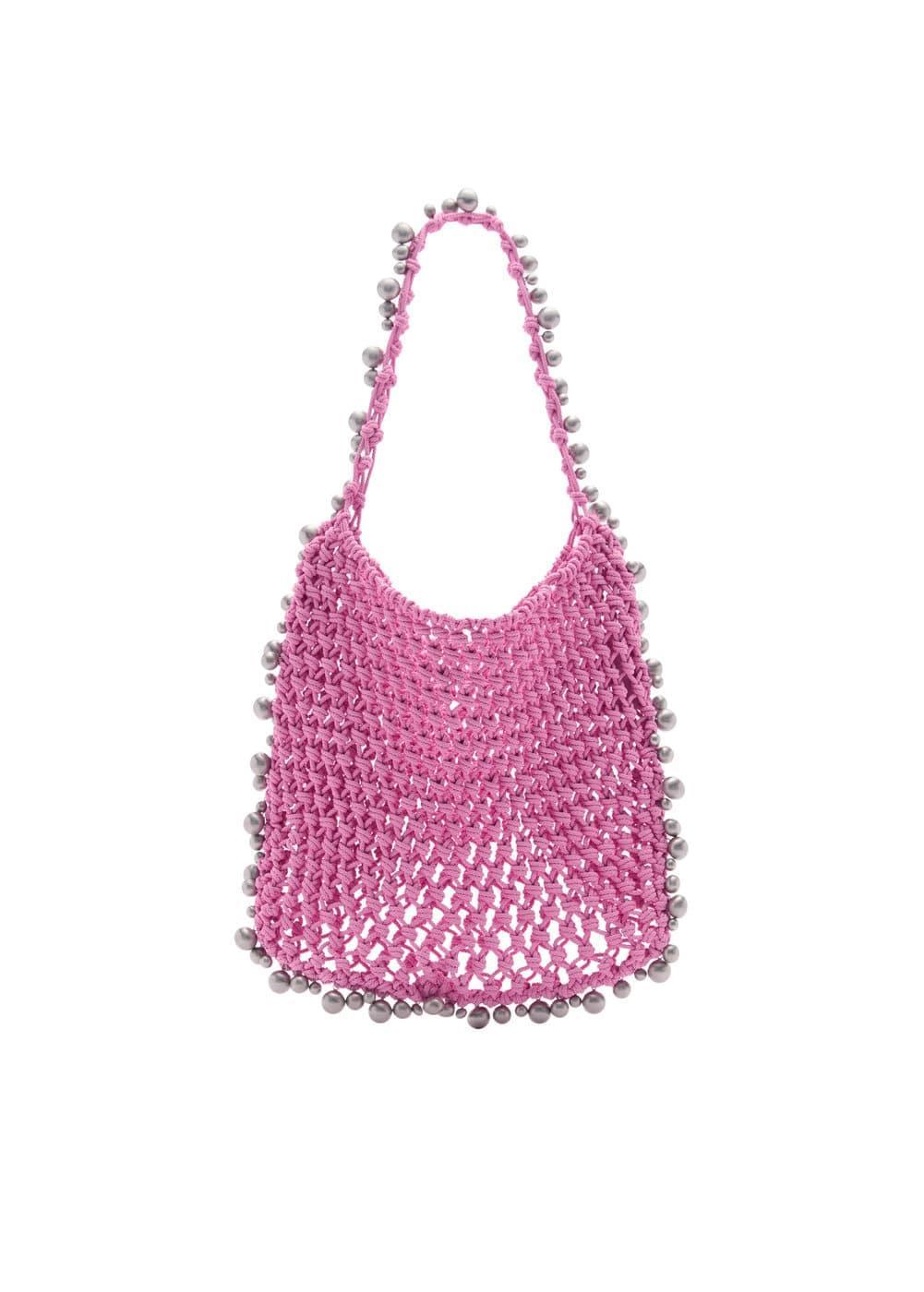 Beaded  bag - Women | MANGO USA Product Image