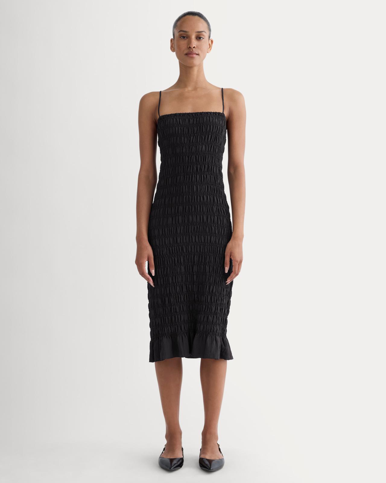 Womens Smocked Column Dress by Everlane Product Image