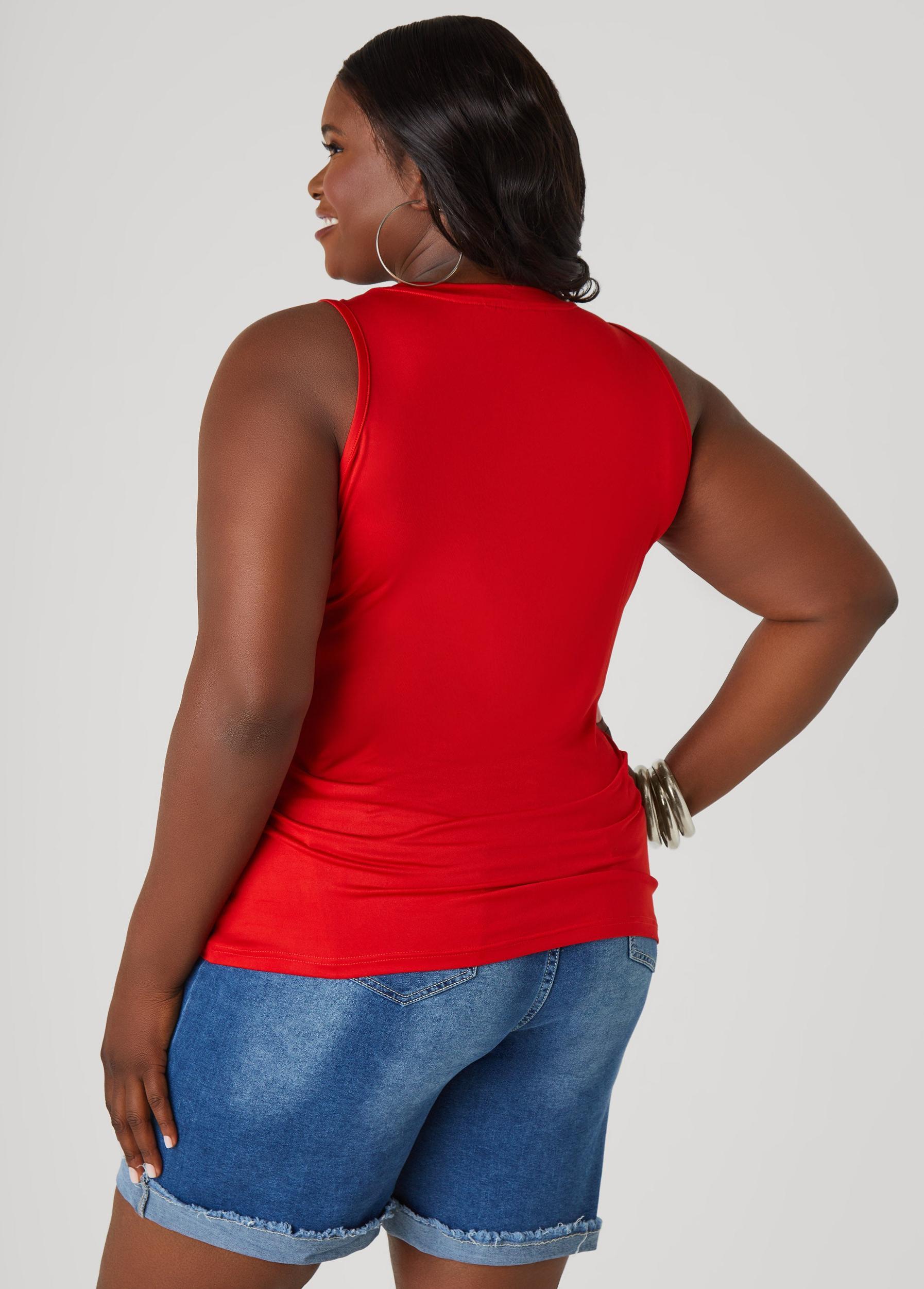 Plus Size Basic Tank Top Ashley Stewart Product Image
