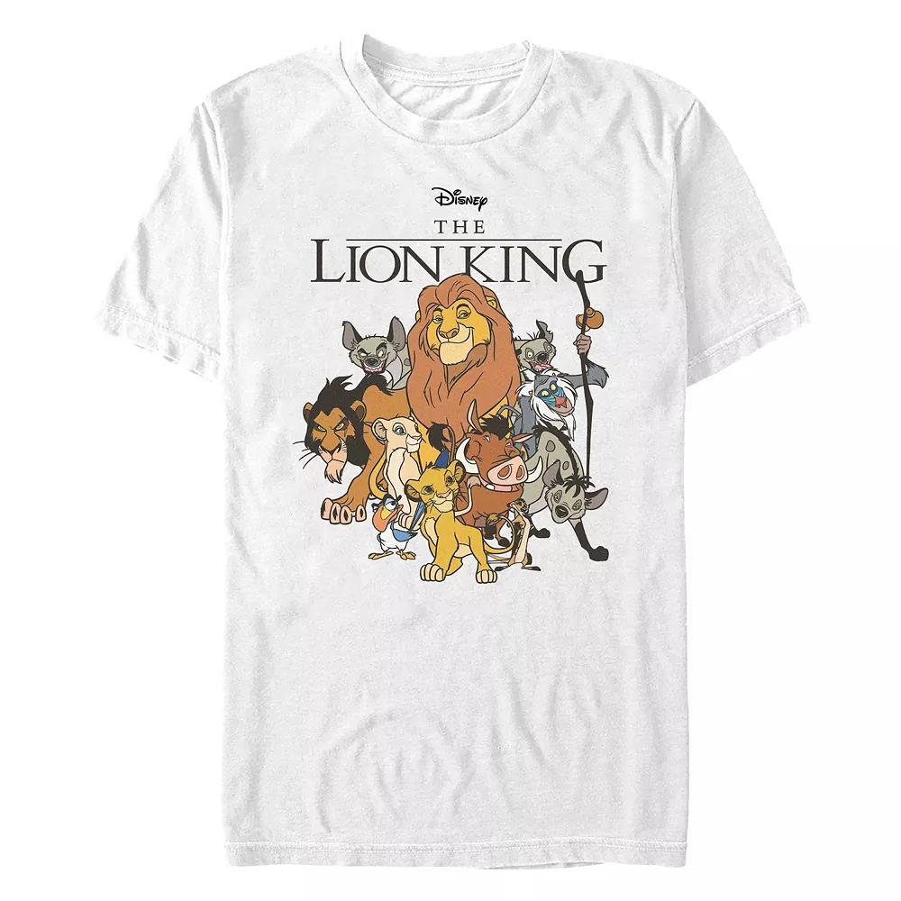 Disney&#x27;s The Lion King Characters Group Portrait Men&#x27;s Graphic Tee,  Product Image