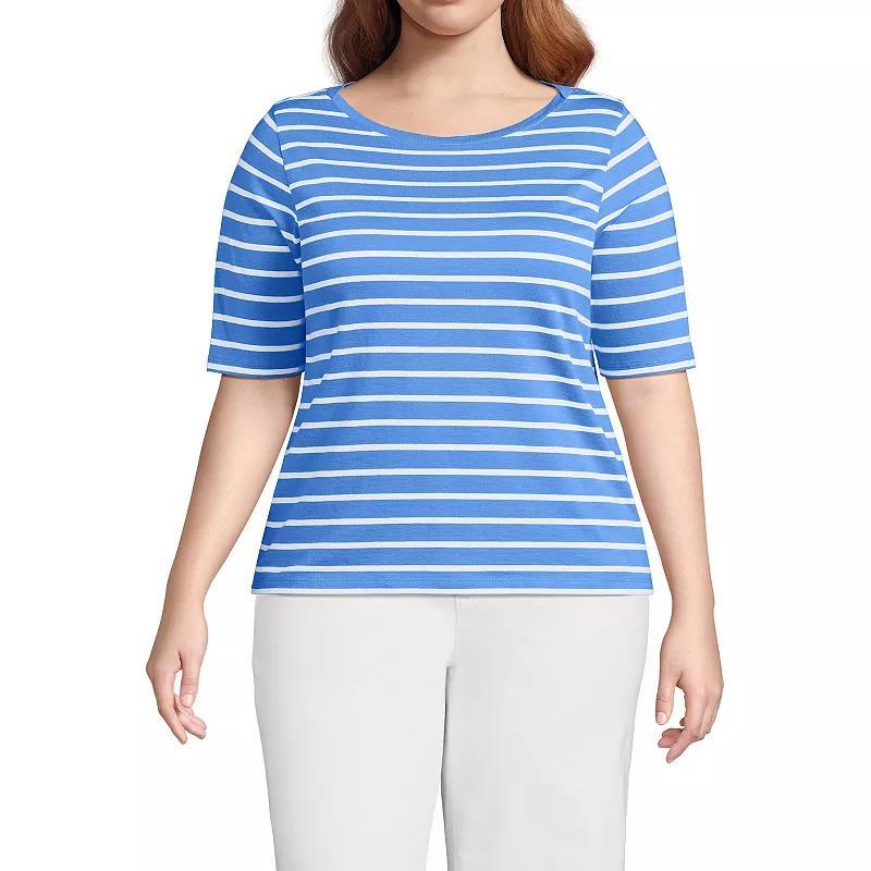 Plus Size Lands End Supima Top, Womens Product Image