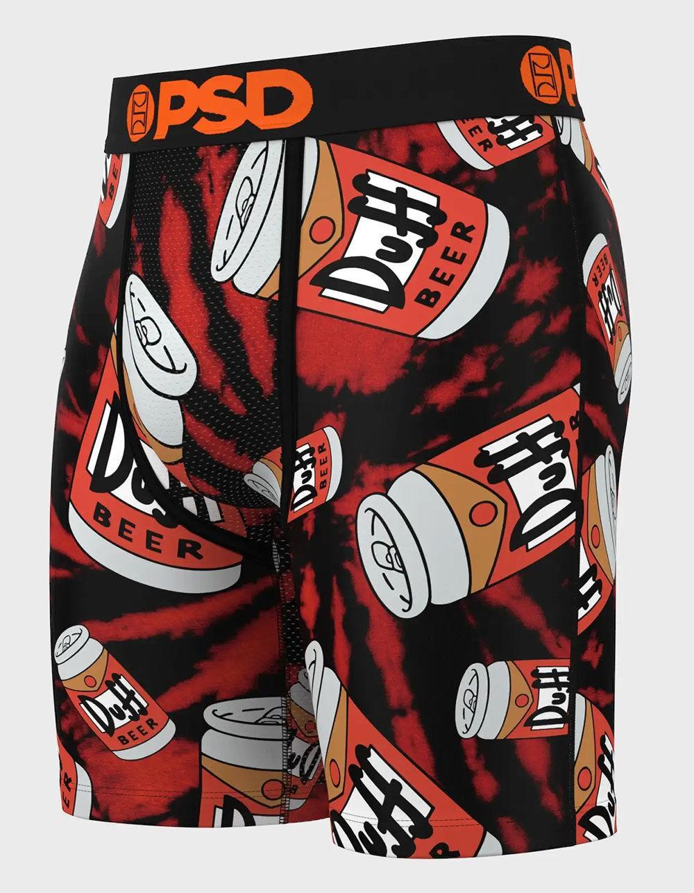 PSD x The Simpsons Duff Beer Mens Boxer Briefs - MULTI Product Image