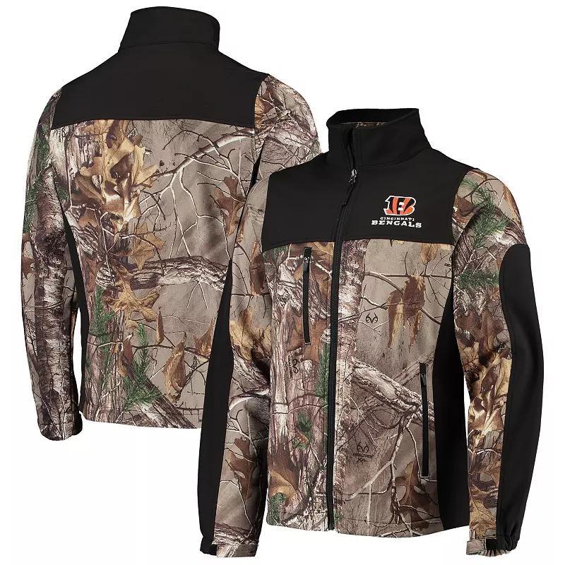 Mens Dunbrooke Realtree Camo/Black Cincinnati Bengals Circle Hunter Softshell Full-Zip Jacket Product Image