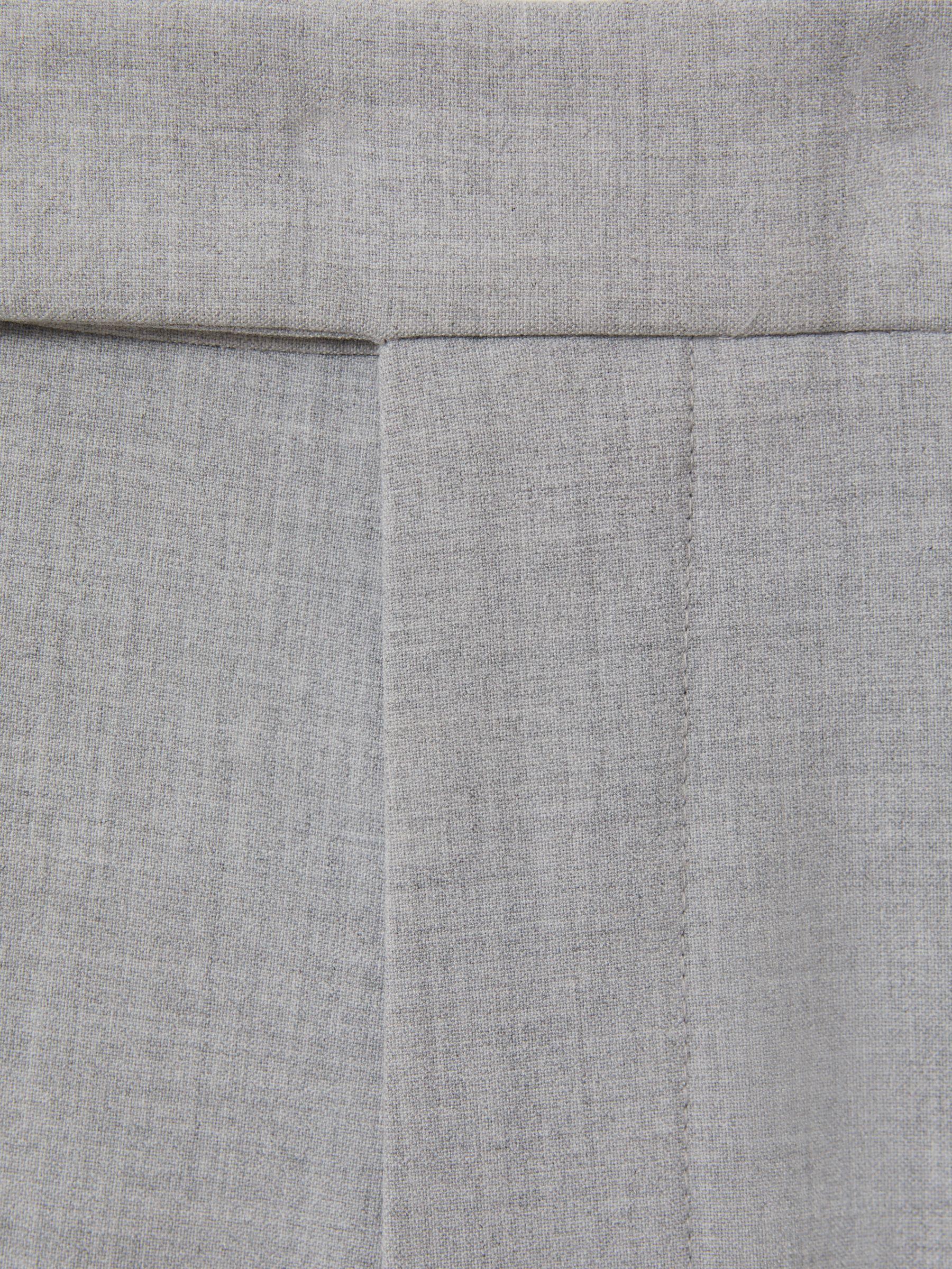 Slim-Fit Drawstring Trousers in Grey Product Image
