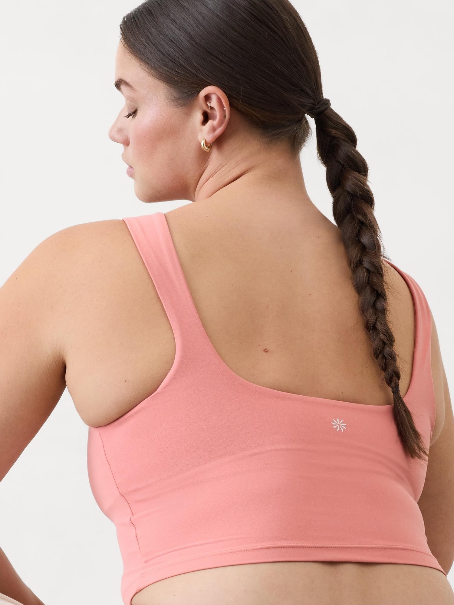 Transcend Square Neck Crop Sports Bra A-C Product Image