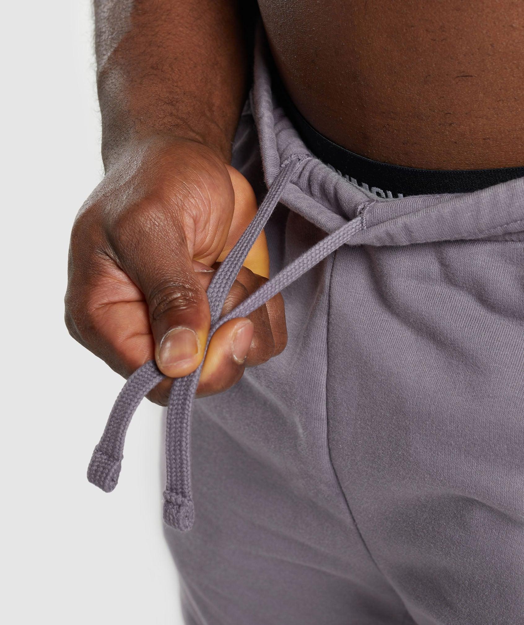 Gymshark Heritage Washed 5" Shorts - Fog Purple Male Product Image