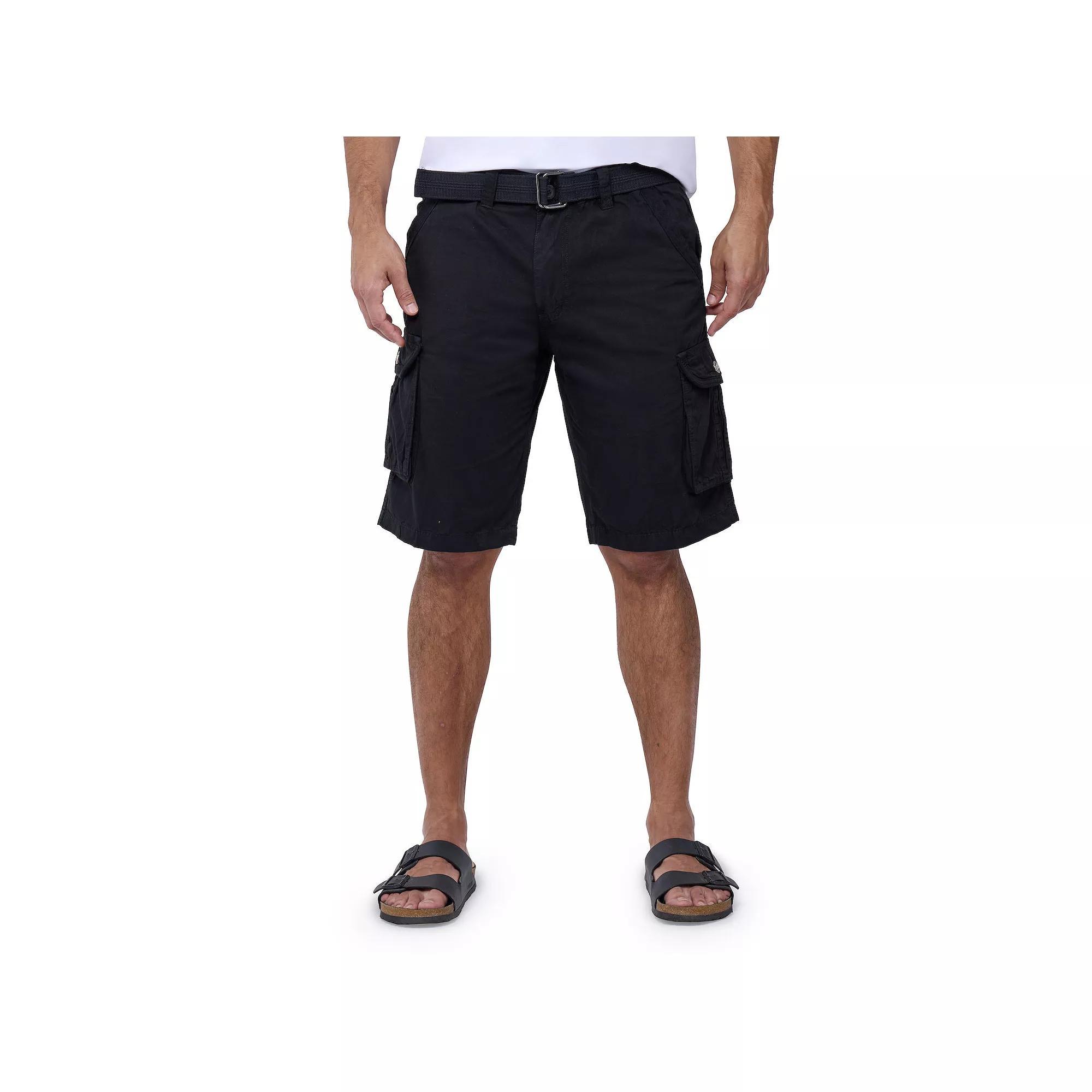 Men's RAW X by Xray Regular-Fit Belted Button Cargo Shorts,  Product Image