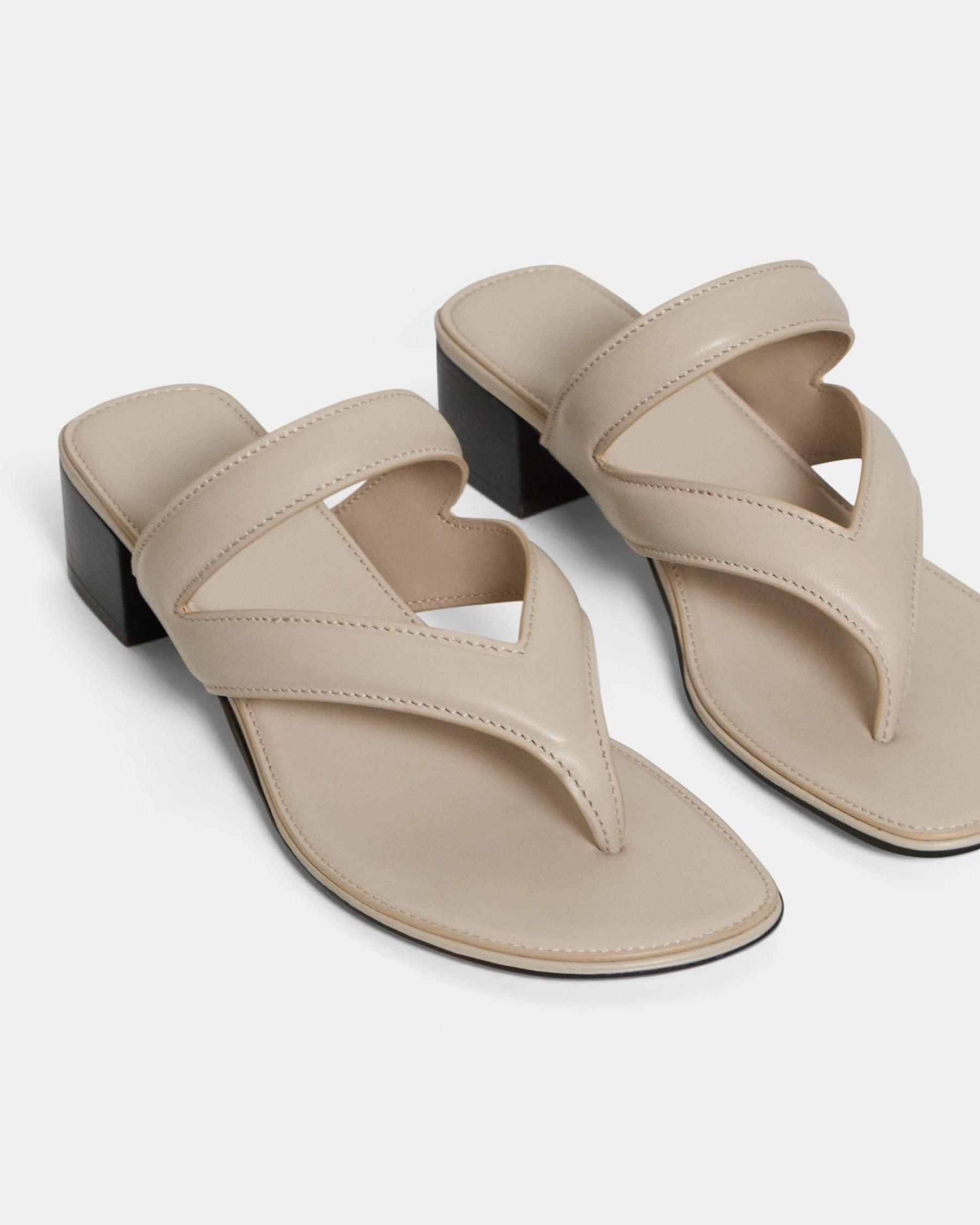 Belted Sandal in Leather Product Image