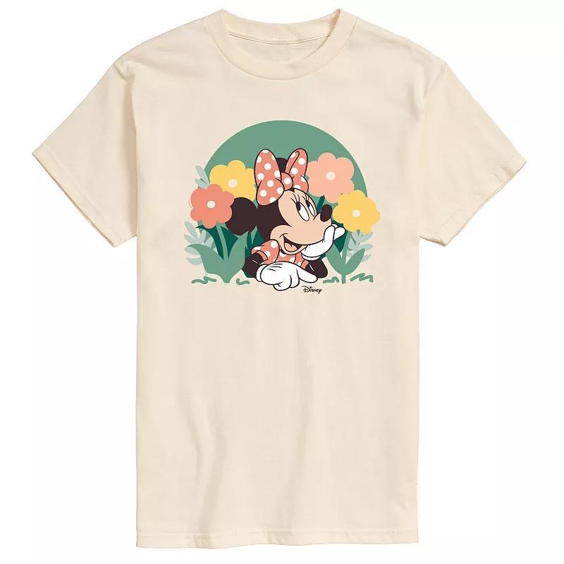 Disney's Minnie Mouse Men's Flowers Graphic Tee,  Product Image