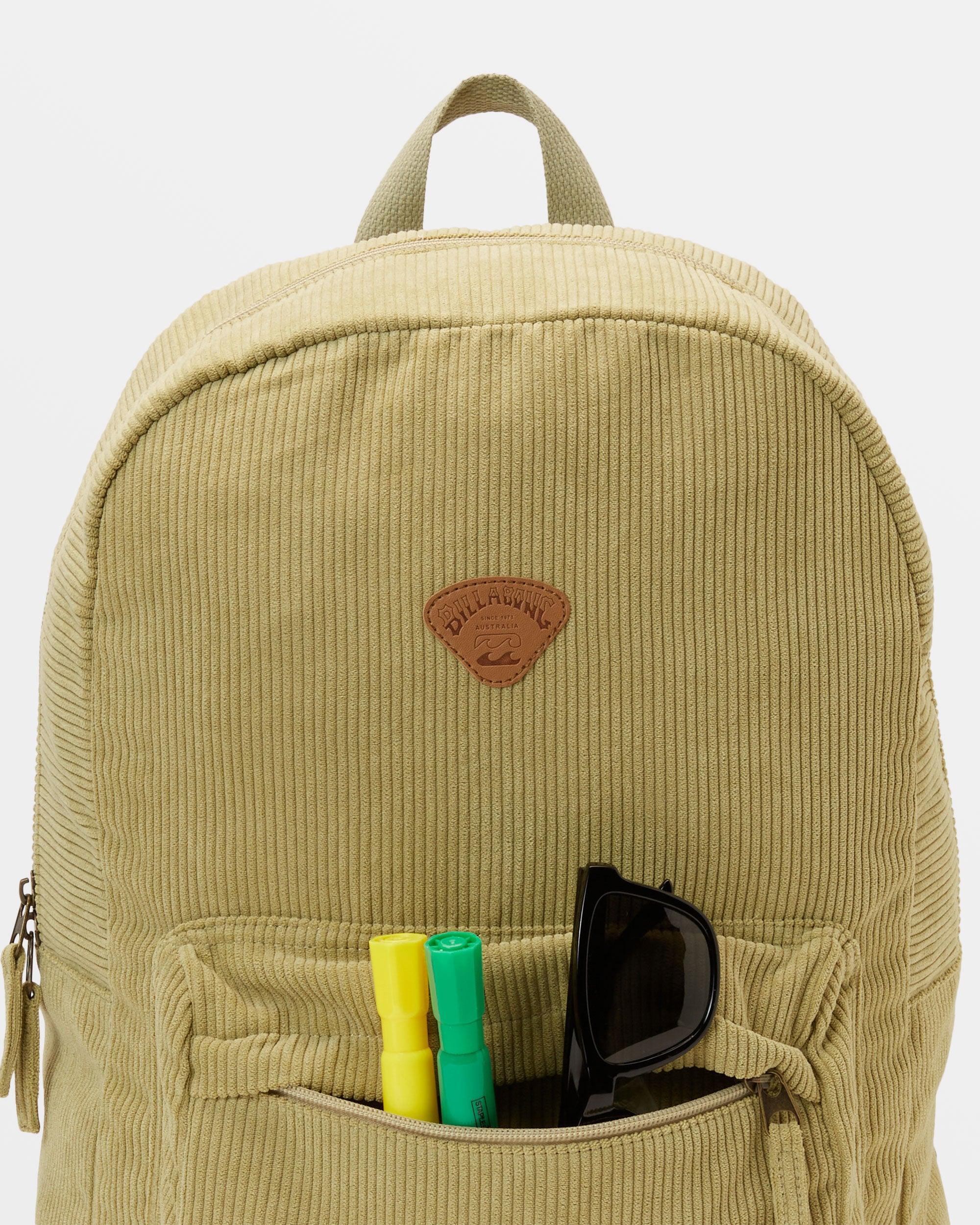 Schools Out Corduroy Backpack - Willow Female Product Image