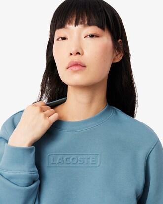 Embossed Logo Cotton Sweatshirt Product Image