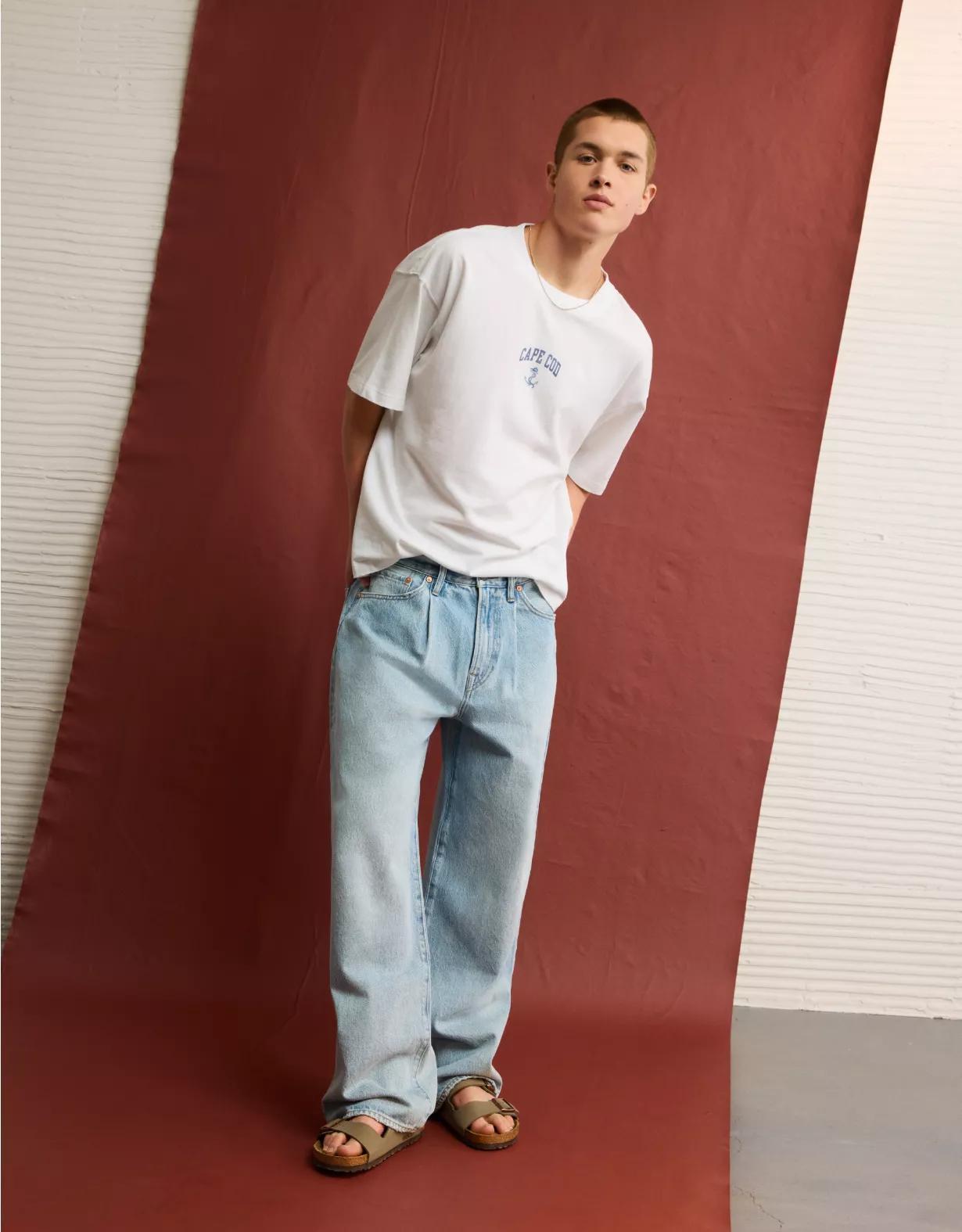 AE Boxy Nautical Graphic T-Shirt Product Image